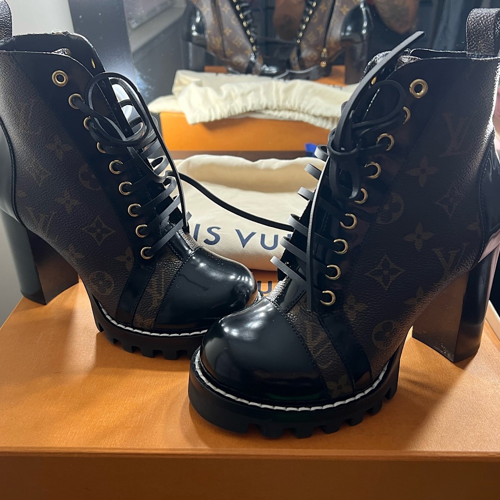 Louis Vuitton heeled boots